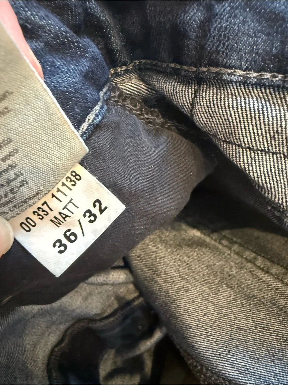 Men's Dark Blue Mavi Denim Jeans